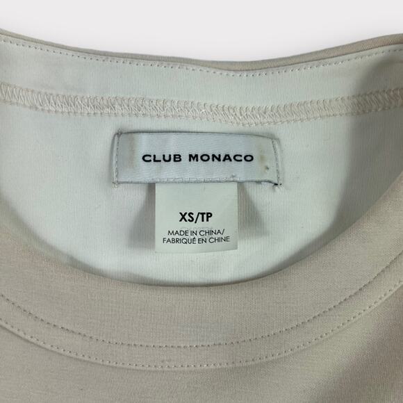 Club Monaco Rolled Sleeve T-Shirt Size XS - Picture 3 of 7